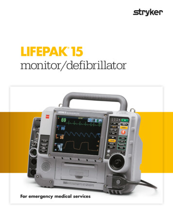 LIFEPAK15 Monitor/defibrillator - Stryker Emergency Care