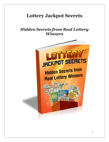 Hidden Secrets From Real Lottery Winners