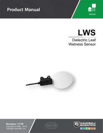Dielectric Leaf Wetness Sensor - Campbell Sci