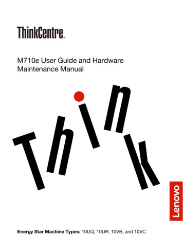 M710e User Guide And Hardware Maintenance Manual