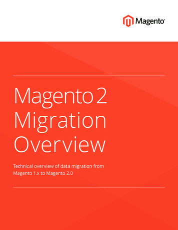 Magento 2 Migration Overview
