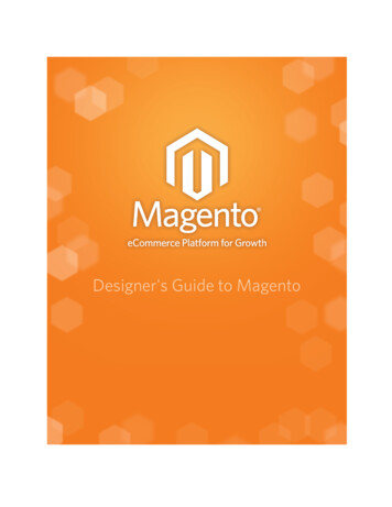 All Rights Reserved. No Part Of This Guide Shall Be . - Magento