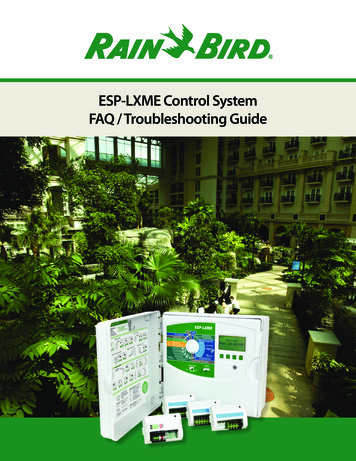 ESP-LXME Control System FAQ / Troubleshooting Guide