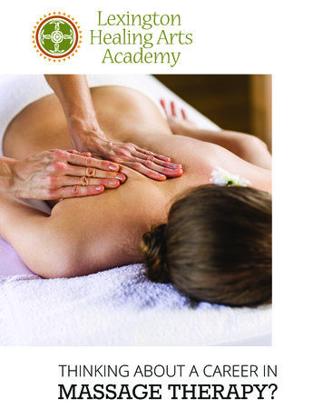 Massage Therapy Fact Sheet - Lexington Healing Arts Academy
