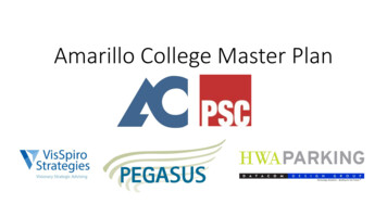 Amarillo College Master Plan