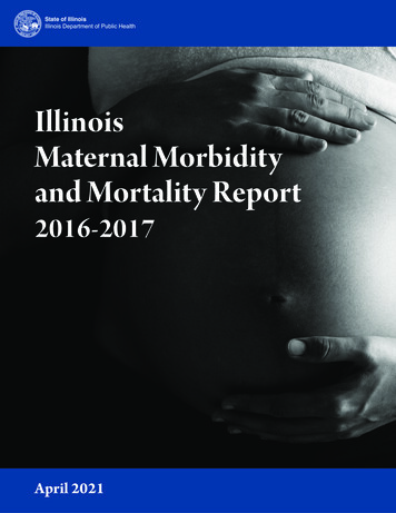 Illinois Maternal Morbidity And Mortality Report