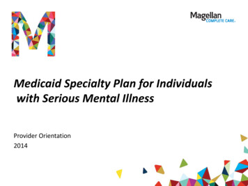 Medicaid Specialty Plan For Individuals With Serious .
