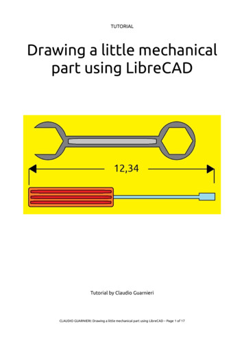 TUTORIAL Drawing A Little Mechanical Part Using LibreCAD