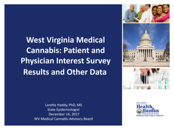 West Virginia Medical Cannabis: Patient And Physician .