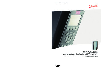 Cascade Controller Options MCO 101/102 - Danfoss