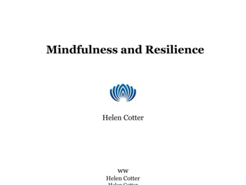Mindfulness And Resilience - ASPCP