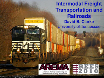 Intermodal Freight Transportation Technology And Applications