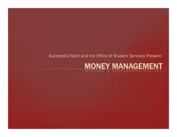 Money Management - Home - Boston College