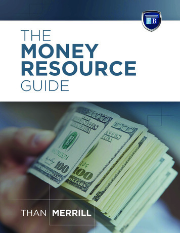 Money Resource Guide - FortuneBuilders