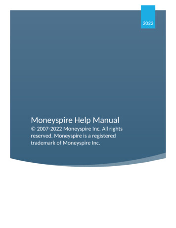Moneyspire Help Manual - Best Personal Finance Software .