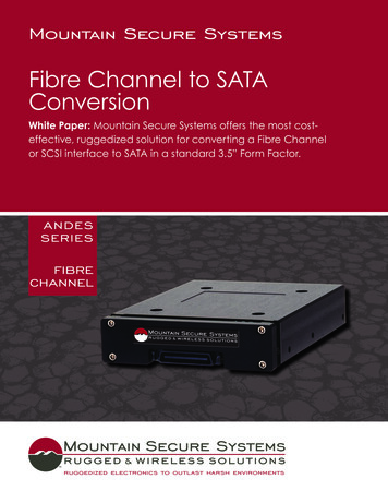 Fibre Channel To SATA Conversion - Mountain Secure Systems