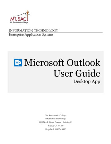 Microsoft Outlook OuUser Tlook GGuide
