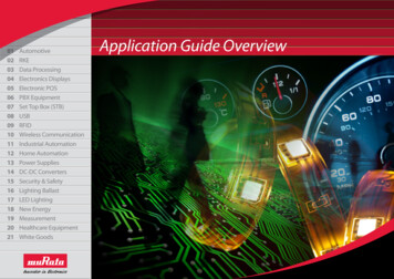 Application Guide Overview - Mouser Electronics