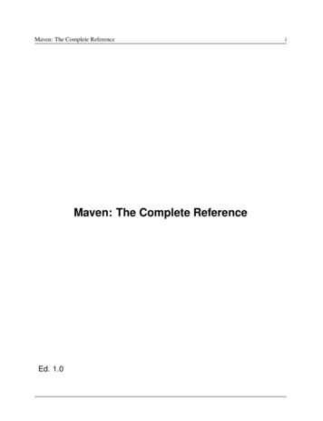 Maven: The Complete Reference - Sonatype