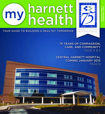 Volume 1 Issue 1 September 2012 - Harnett Health