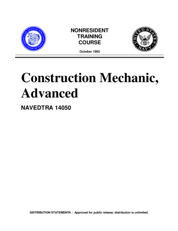 Construction Mechanic, Advanced - Navy Tribe