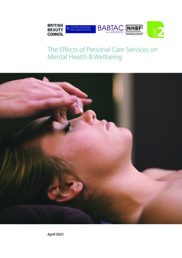 The Effects Of Personal Care Services On Mental Health & Wellbeing