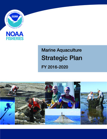Marine Aquaculture Strategic Plan - National Oceanic And .