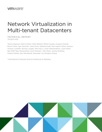 Network Virtualization In Multi-tenant Datacenters - KAIST