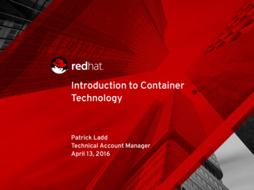 Introduction To Container Technology