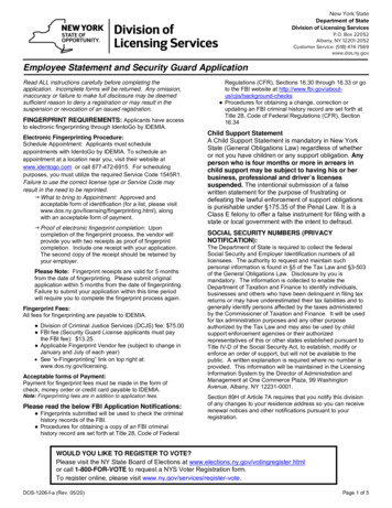  Dos.ny.gov Employee Statement And Security Guard Application