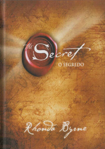 Rhonda Byrne - The Secret - O Segredo (pdf) (rev)