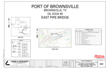 BROWNSVILLE, TX OIL DOCK #6 EAST PIPE BRIDGE