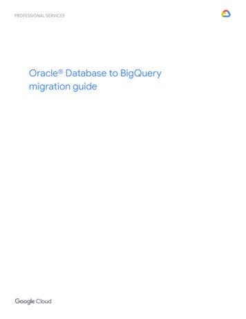 Oracle BQ Migration Guide - Google Cloud