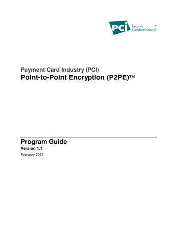 Payment Card Industry (PCI) Point-to-Point Encryption (P2PE)