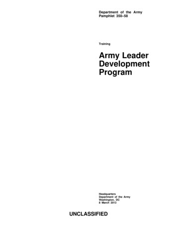 Training Army Leader Development Program - United 
