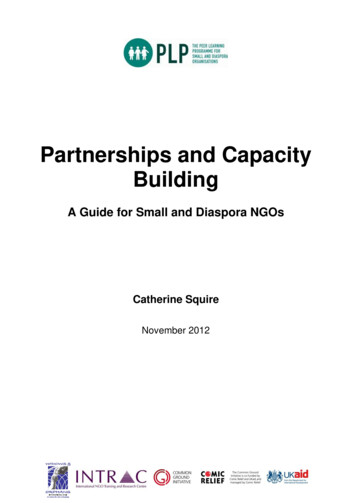 Partnerships And Capacity Building - INTRAC