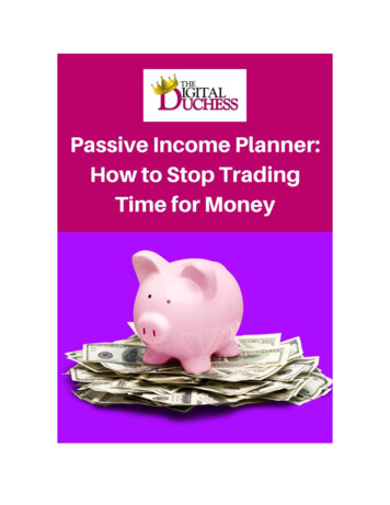 Passive Income Planner - THE DIGITAL DUCHESS