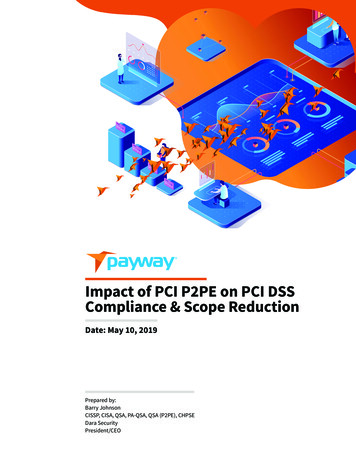 Impact Of PCI P2PE On PCI DSS Compliance & Scope Reduction - Payway