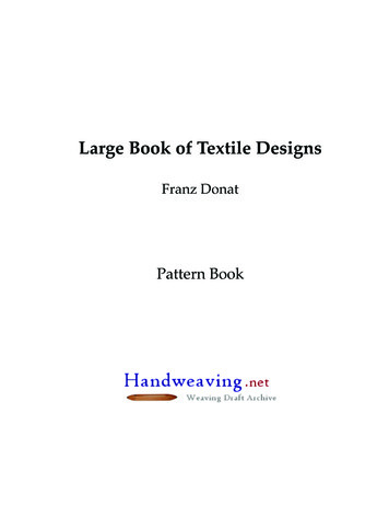Large Book Of Textile Designs