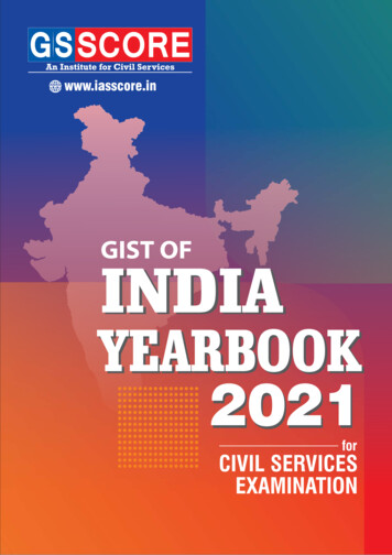 INDIA YEAR BOOK 2021