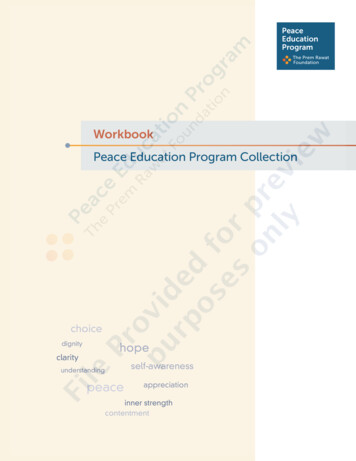 Workbook - The Prem Rawat Foundation (TPRF) Home - 