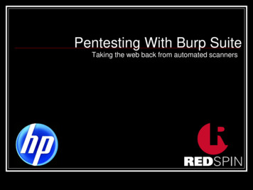 Pentesting With Burp Suite - ZenK-Security