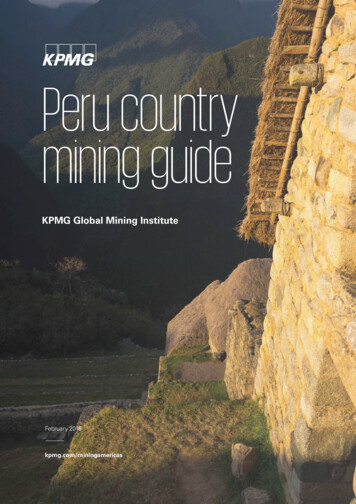 Peru Country Mining Guide
