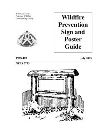 Wildfire Prevention Sign & Poster Guide - NWCG