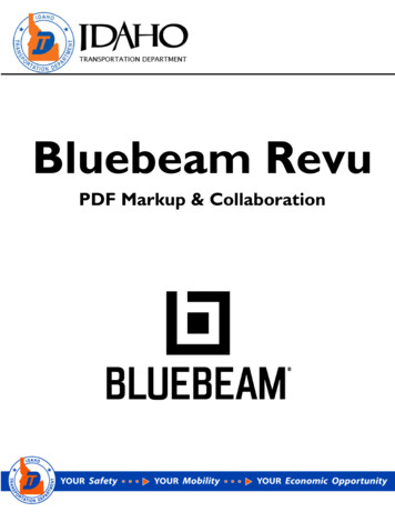 Bluebeam Revu - Transportation