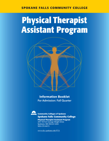 Physical Therapist Assistant Program - Spokane