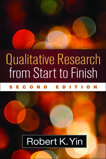 Qualitative Research From Start To Finish - JohoGo