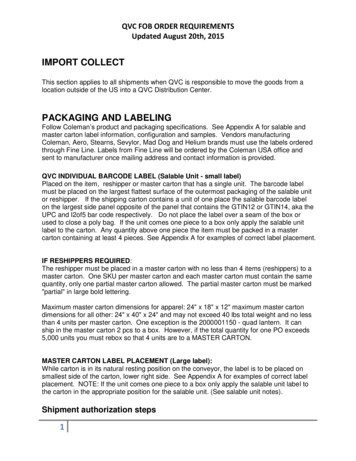 IMPORT COLLECT PACKAGING AND LABELING