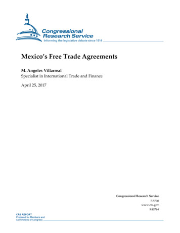 Mexico's Free Trade Agreements
