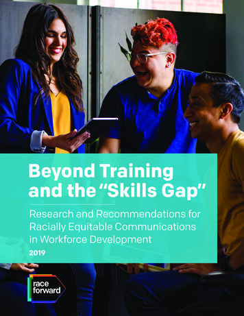 Beyond Training And The Skills Gap - Race Forward
